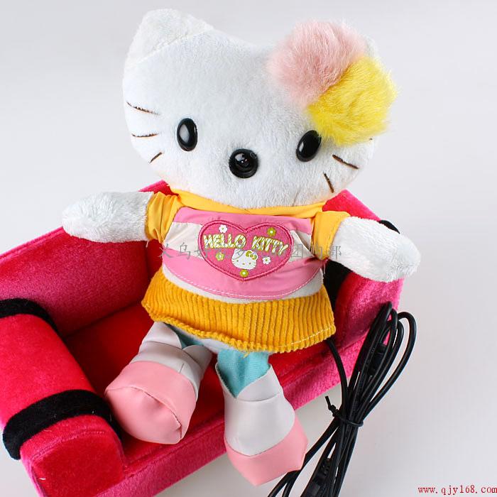 kitty plush dools usb 5.0 mp webcam web camera gift