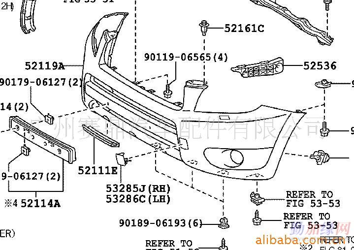 【供应适用于丰田aca33(rav4) 09款前保险杠】价格