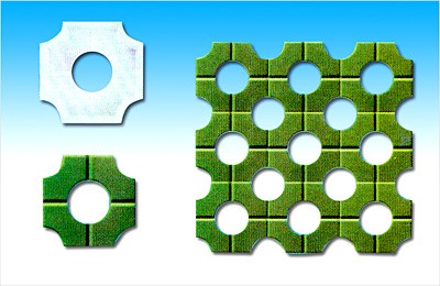 单孔草坪砖六空草坪砖倒模草坪砖