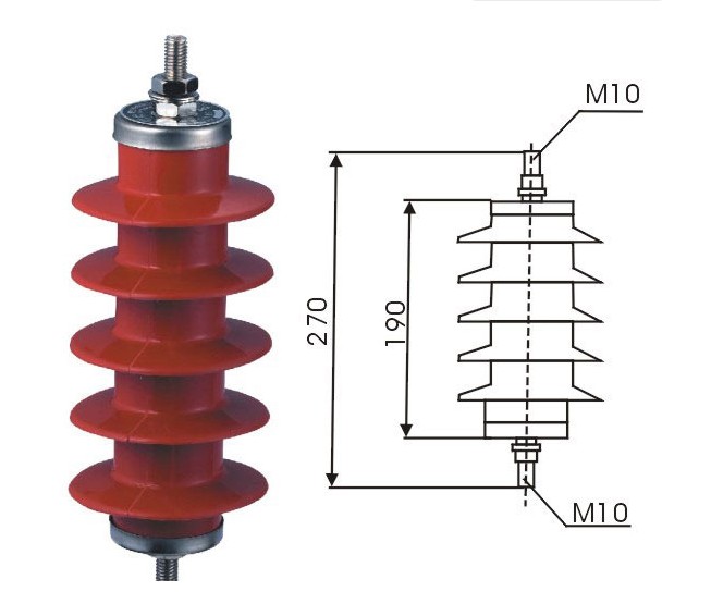 避雷器hy5wz,10kv电站型高压 图