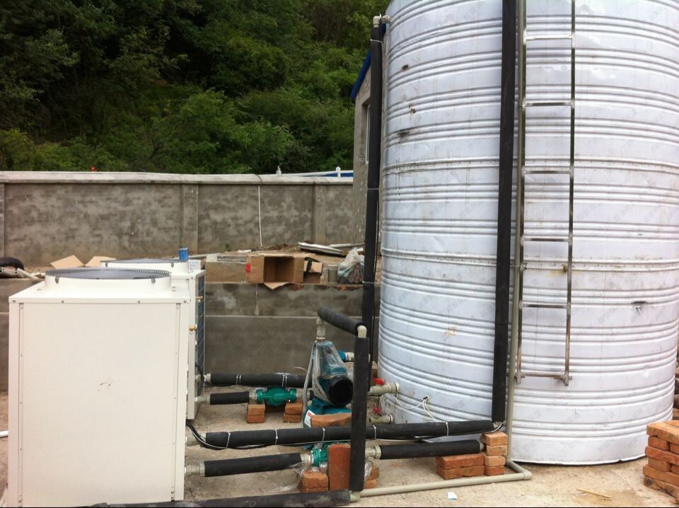 供应成都工地使用的大功率热水器建筑工地驻地专用节能空气能图片