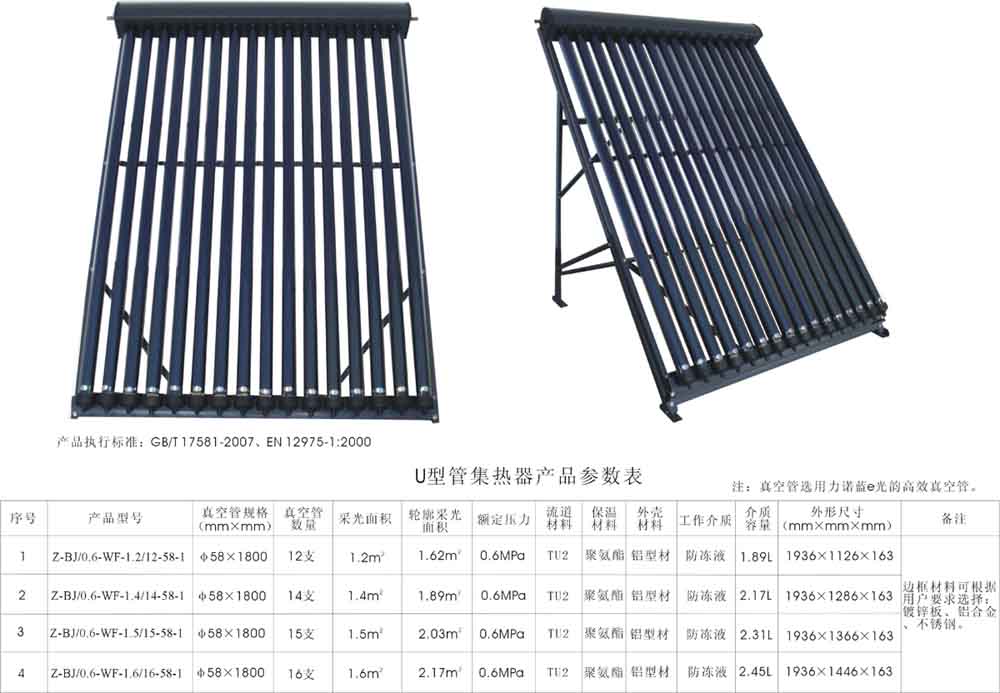 广州u型管集热器图