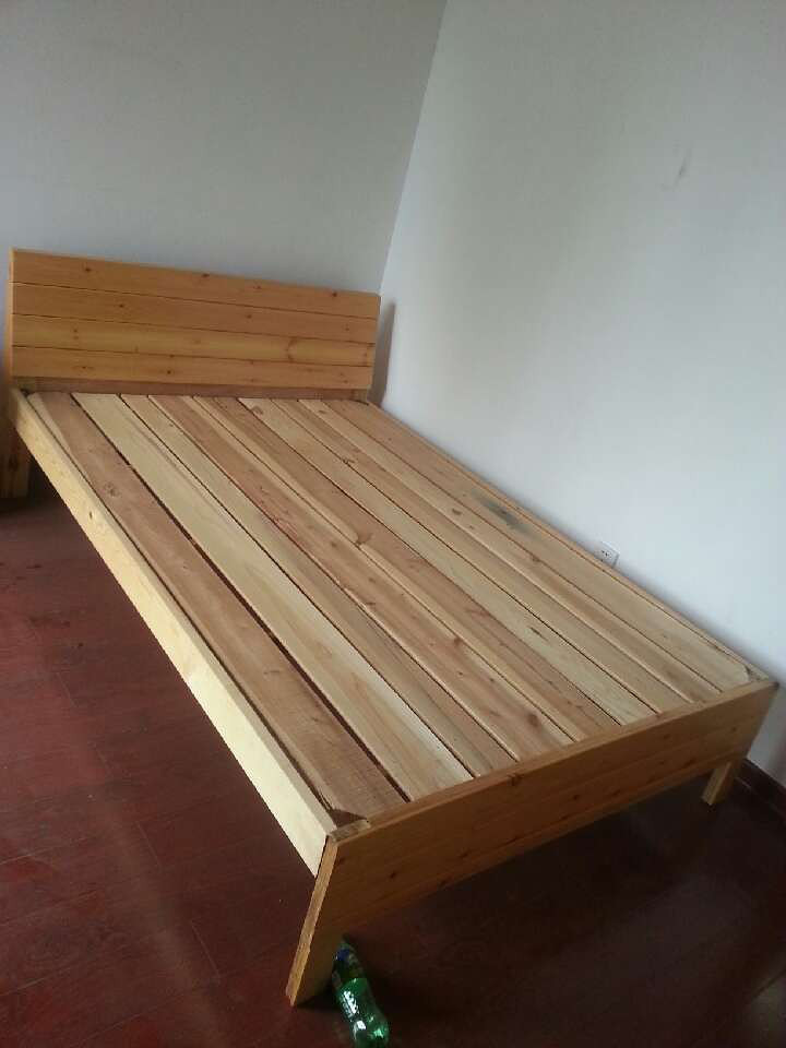 双层木床-双层实木床-双层学生木床-双层员工木床-木床批发图片 双层