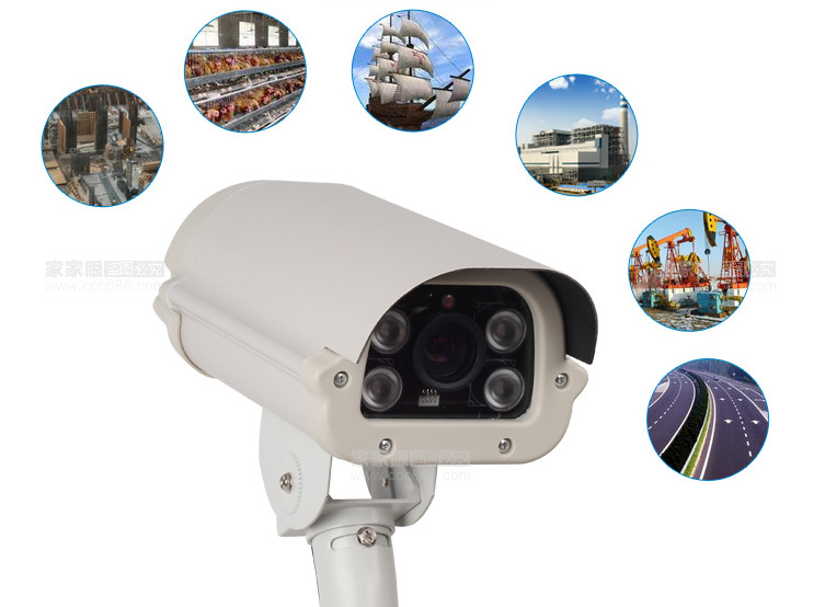 4g监控摄像头 高清夜视枪式 4g移动插卡摄像机 远程