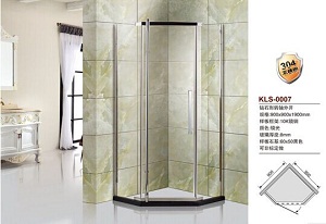 不锈钢钻石型淋浴房/图片 图片