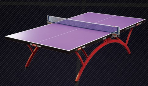 济南红双喜乒乓球桌拱形折叠式球台图片 乒乓球桌济南
