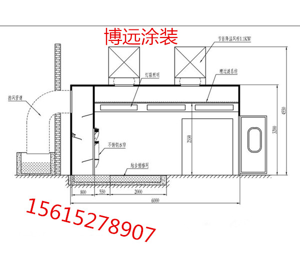 高温汽车烤漆房价格多少 汽车烤漆房配件 哪有卖的山东博远涂装