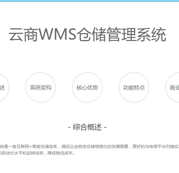 电商WMS管理系统-电商OMS订单管理系统