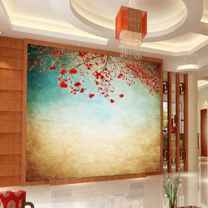 上海大型壁画厂招代理分销加盟墙纸 墙布 无缝
