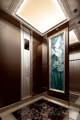 星级酒店甲级写字楼高档小区电梯轿厢装饰厅门门套改包