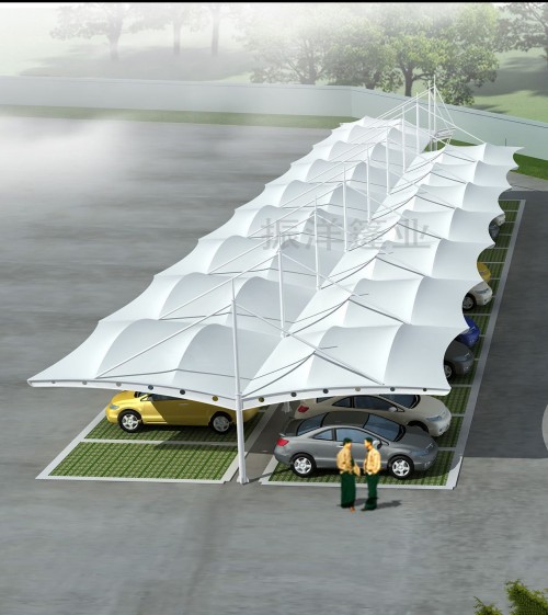 深圳膜结构停车棚景观膜结构张拉膜雨篷遮阳篷