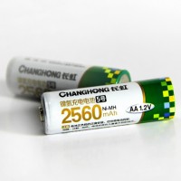 長虹電池,5號充電電池,鎳氫5號AA,酒店電池,2560毫安