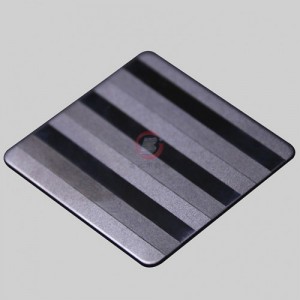 多工艺不锈钢蚀刻拉丝喷砂黑钛板 304电梯门   电梯装饰板